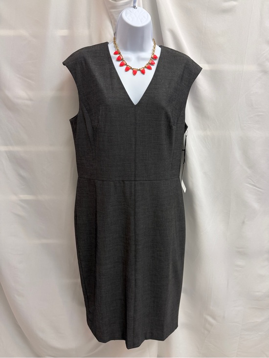 Ann Taylor Dresses & Skirts - Ann Taylor Dark Charcoal V-Neck Sheath Dress